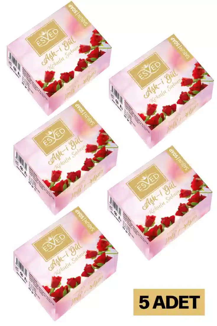 Gül Kokusu Sabun 20 Gr - 5 Adet
